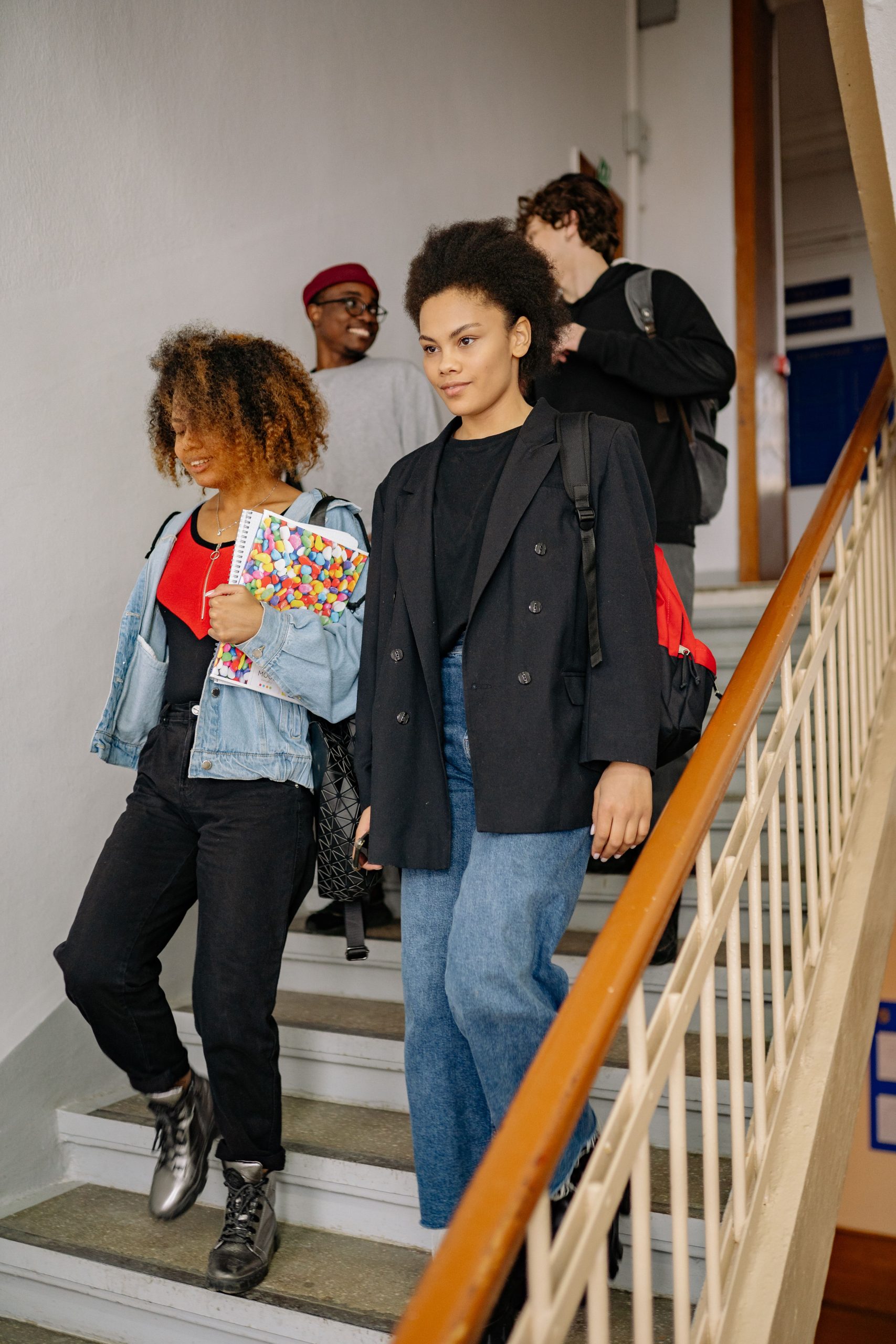 Teenage learners in a collaborative learning setting